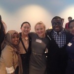 Model UN Augsburg students at Scandinavia House in NYC.